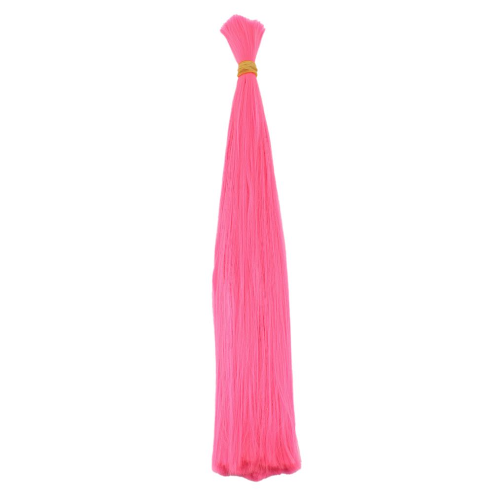 Pembe Renkli Sentetik Boğum Saç