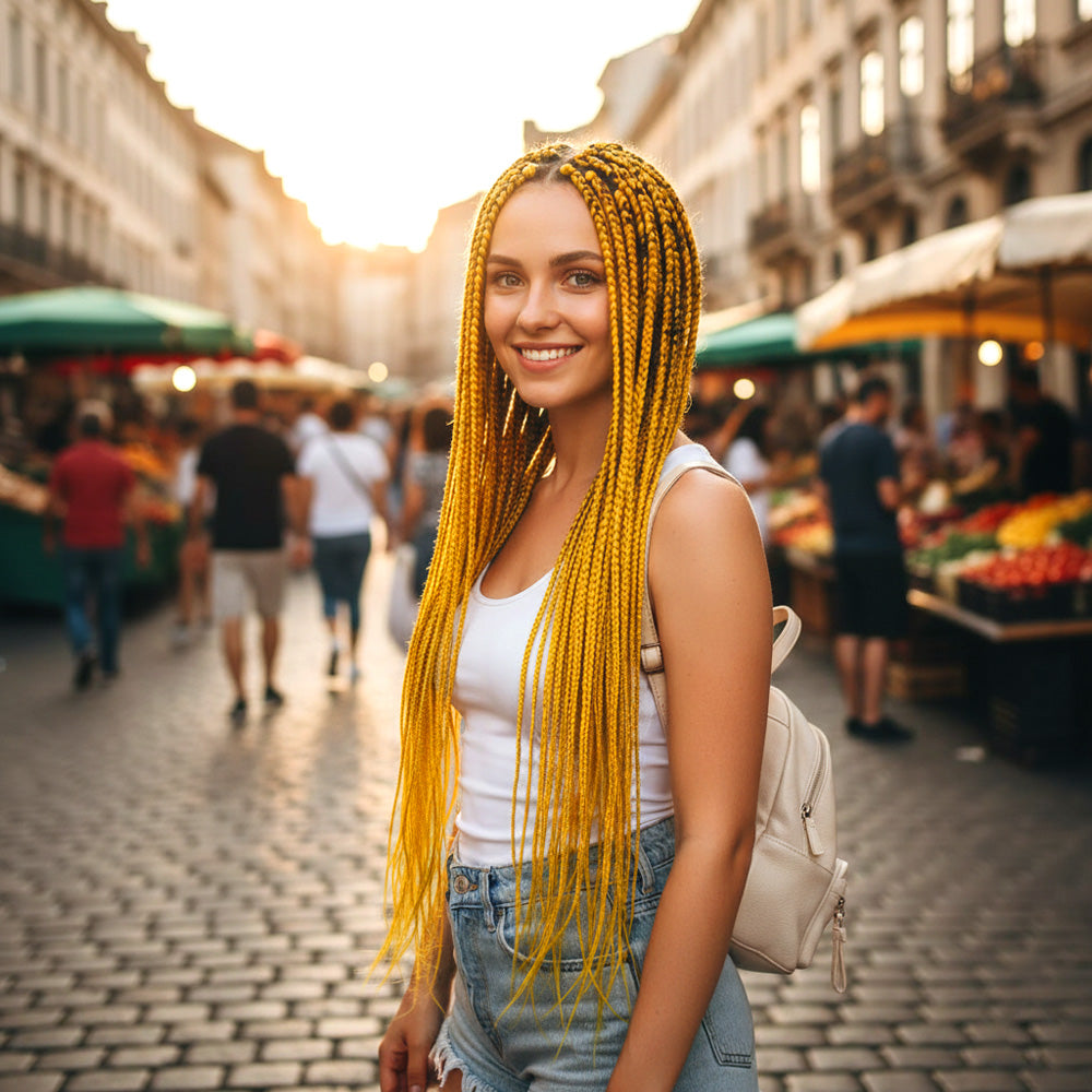Afrika Örgüsü Ve Rasta İçin Sentetik Saç