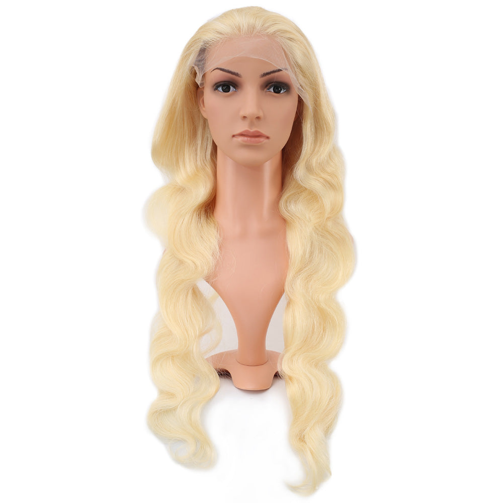 Gerçek Front Lace Dalgalı Platin Tül Peruk