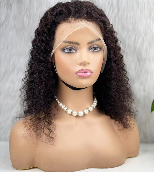 Gerçek Front Lace Tül Peruk - Kabarık Dalga