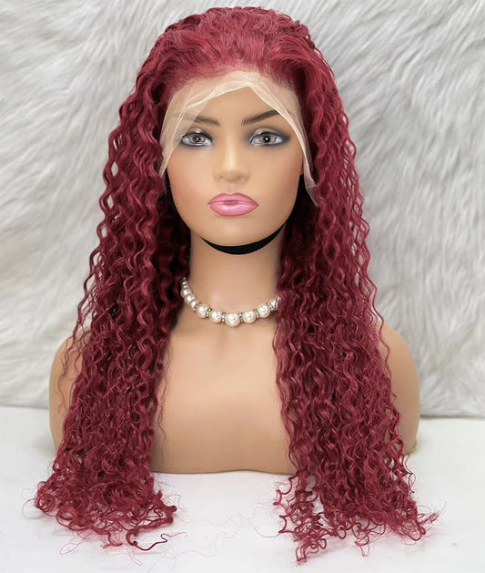 Gerçek Front Lace Tül Peruk - Su Dalgası