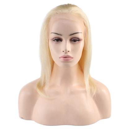 Gerçek Front Lace Platin Tül Peruk