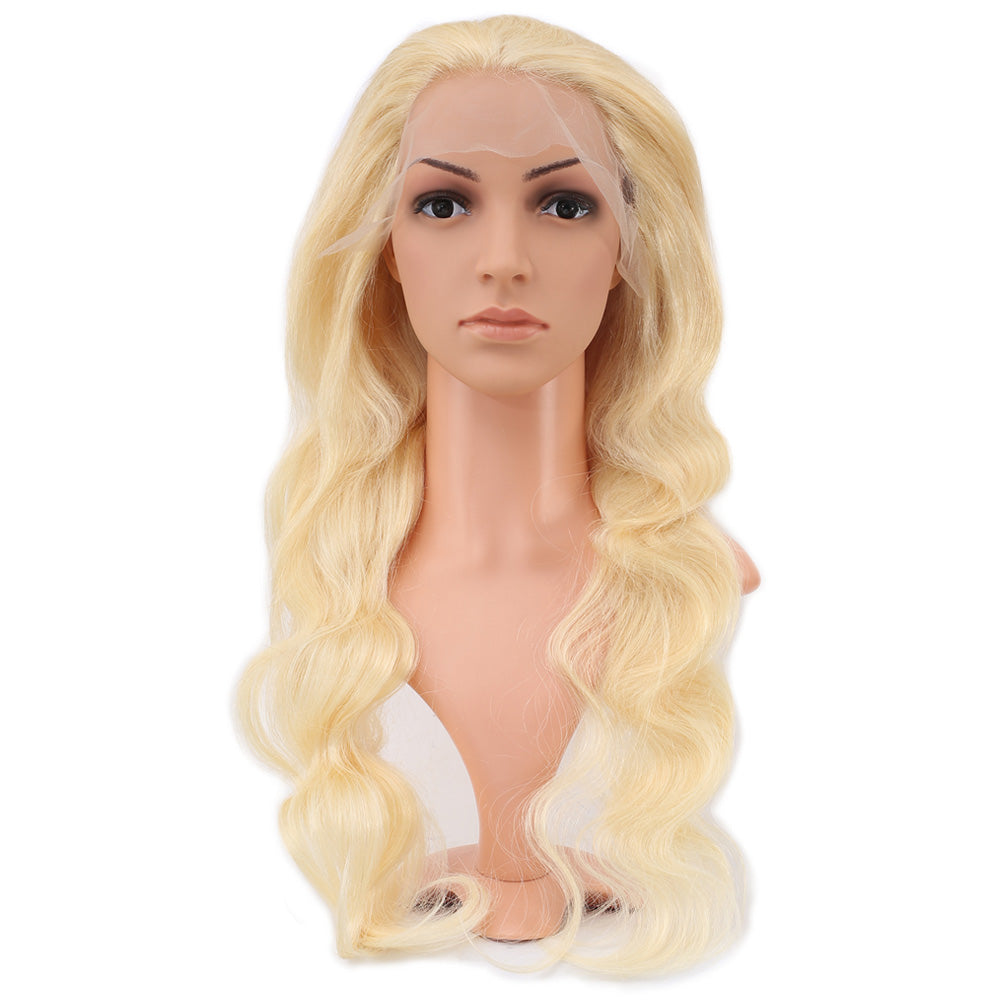 Gerçek Front Lace Dalgalı Platin Tül Peruk