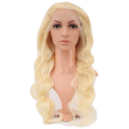 Gerçek Front Lace Dalgalı Platin Tül Peruk
