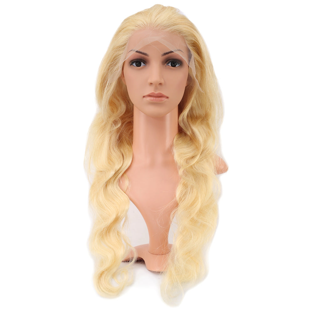Gerçek Front Lace Dalgalı Platin Tül Peruk