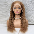 Afro Dalga Front Lace Gerçek Tül Peruk - Balköpüğü