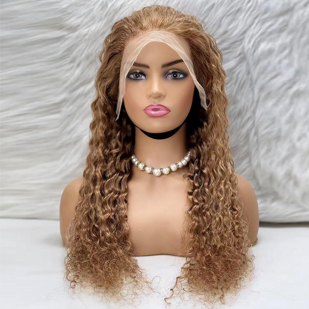 Afro Dalga Front Lace Gerçek Tül Peruk - Balköpüğü