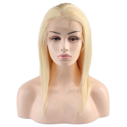 Gerçek Front Lace Platin Tül Peruk