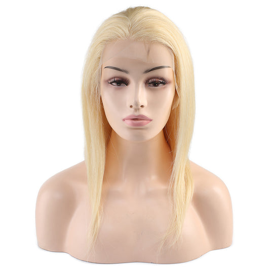 Gerçek Front Lace Platin Tül Peruk
