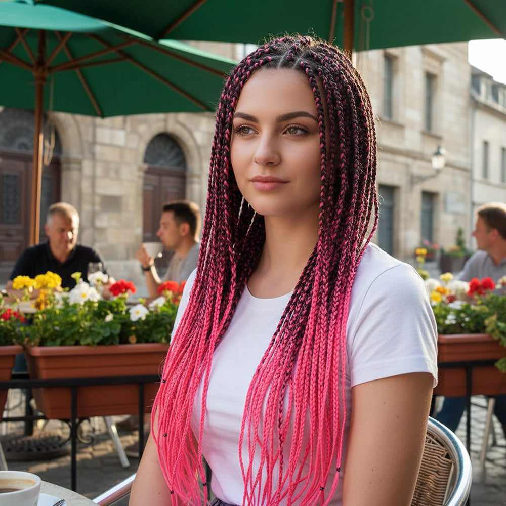 Afrika Örgüsü Ve Rasta İçin Sentetik Ombreli Saç