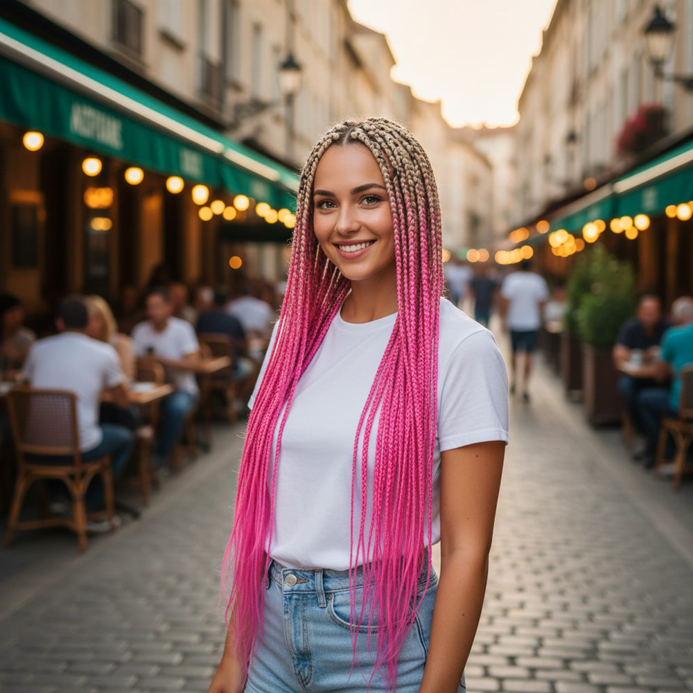 Afrika Örgüsü Ve Rasta İçin Sentetik Ombreli Saç