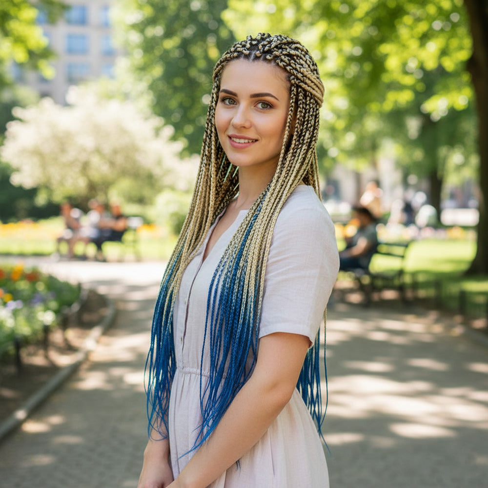 Afrika Örgüsü Ve Rasta İçin Sentetik Ombreli Saç