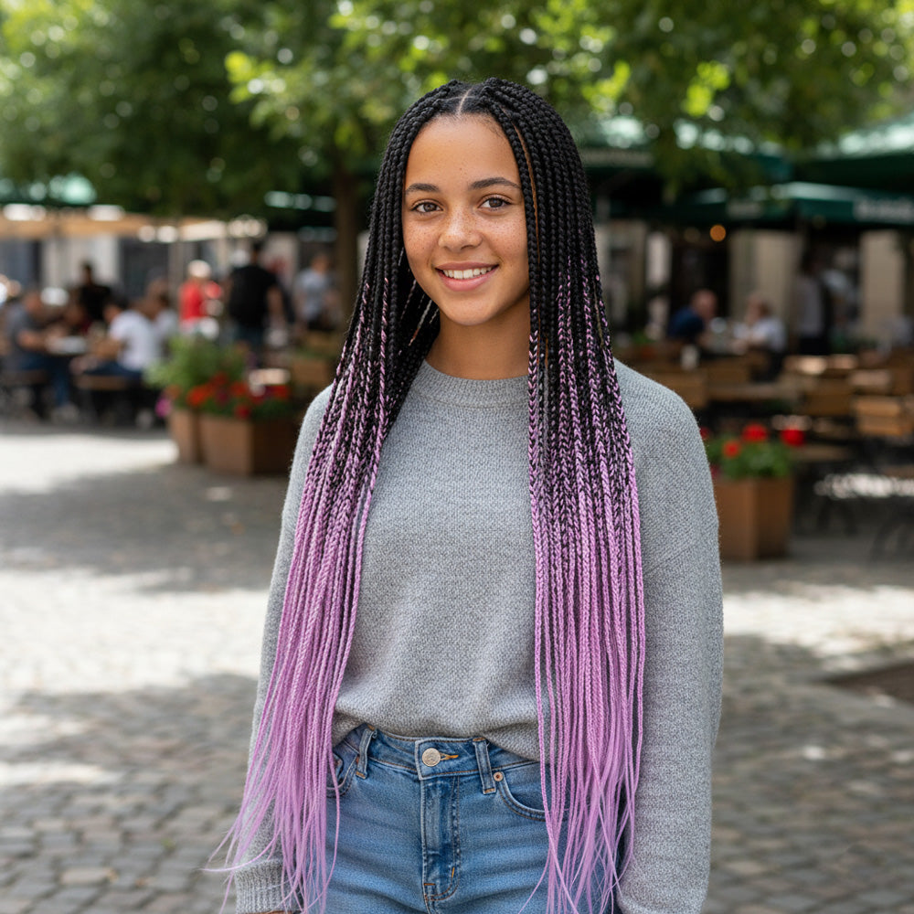 Afrika Örgüsü Ve Rasta İçin Sentetik Ombreli Saç