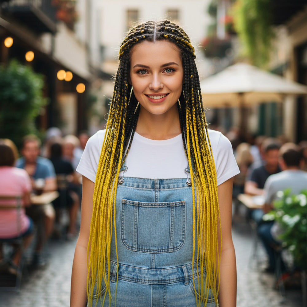 Afrika Örgüsü Ve Rasta İçin Sentetik Ombreli Saç