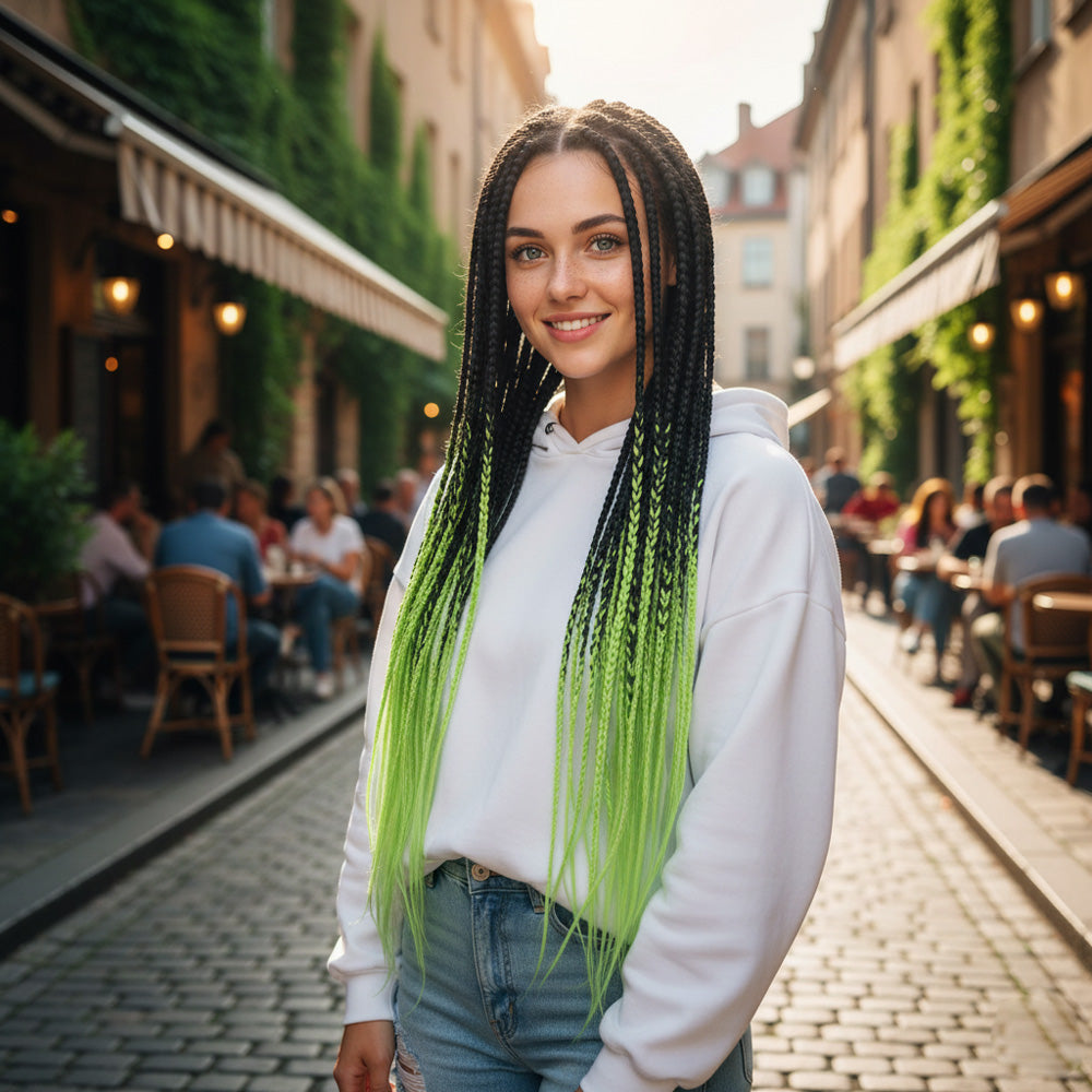 Afrika Örgüsü Ve Rasta İçin Sentetik Ombreli Saç