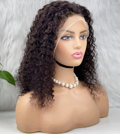 Gerçek Front Lace Tül Peruk - Kabarık Dalga