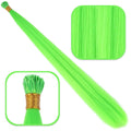 Fiber Sentetik Boncuk Kaynaklık Renkli Saç - Neon Yeşil