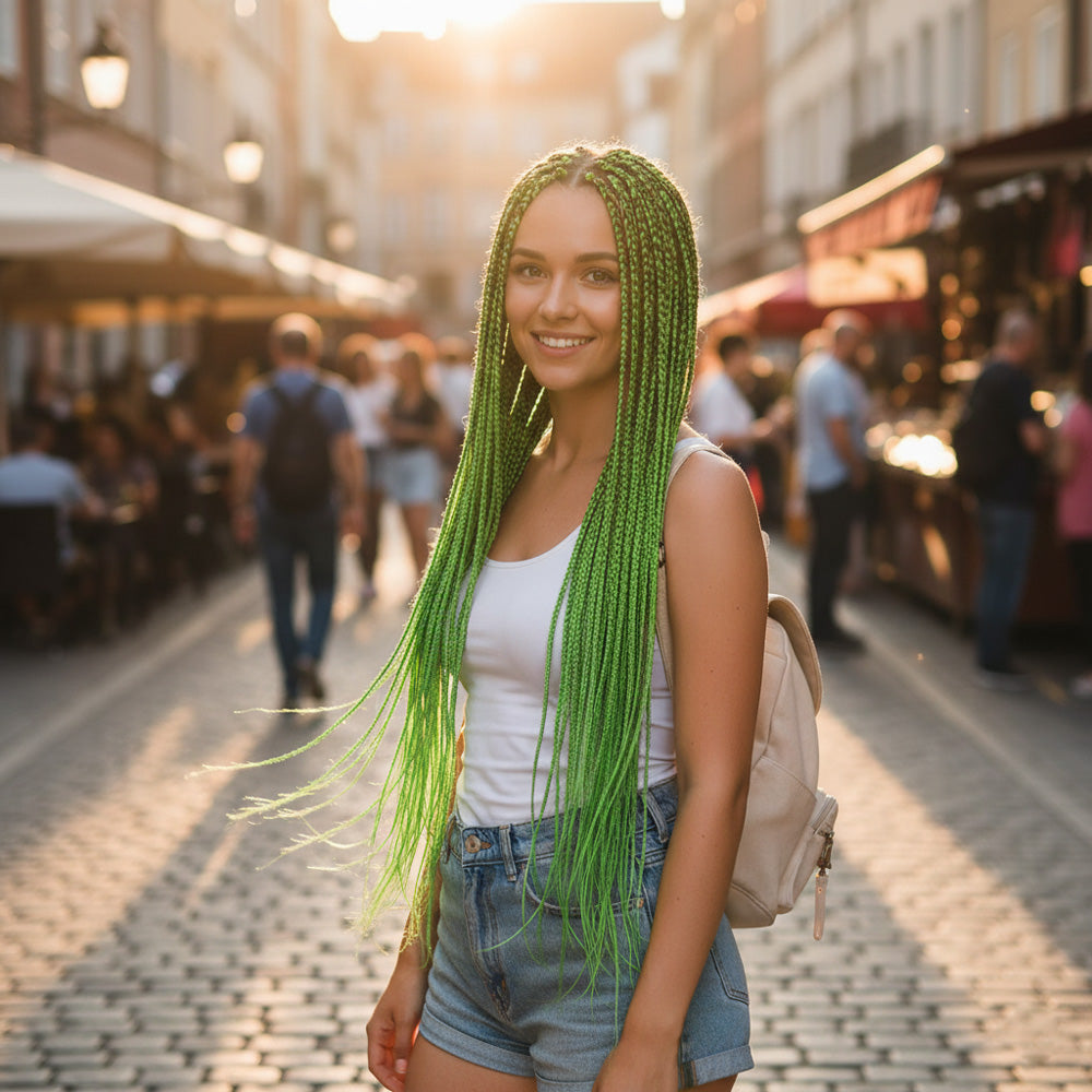 Afrika Örgüsü Ve Rasta İçin Sentetik Saç