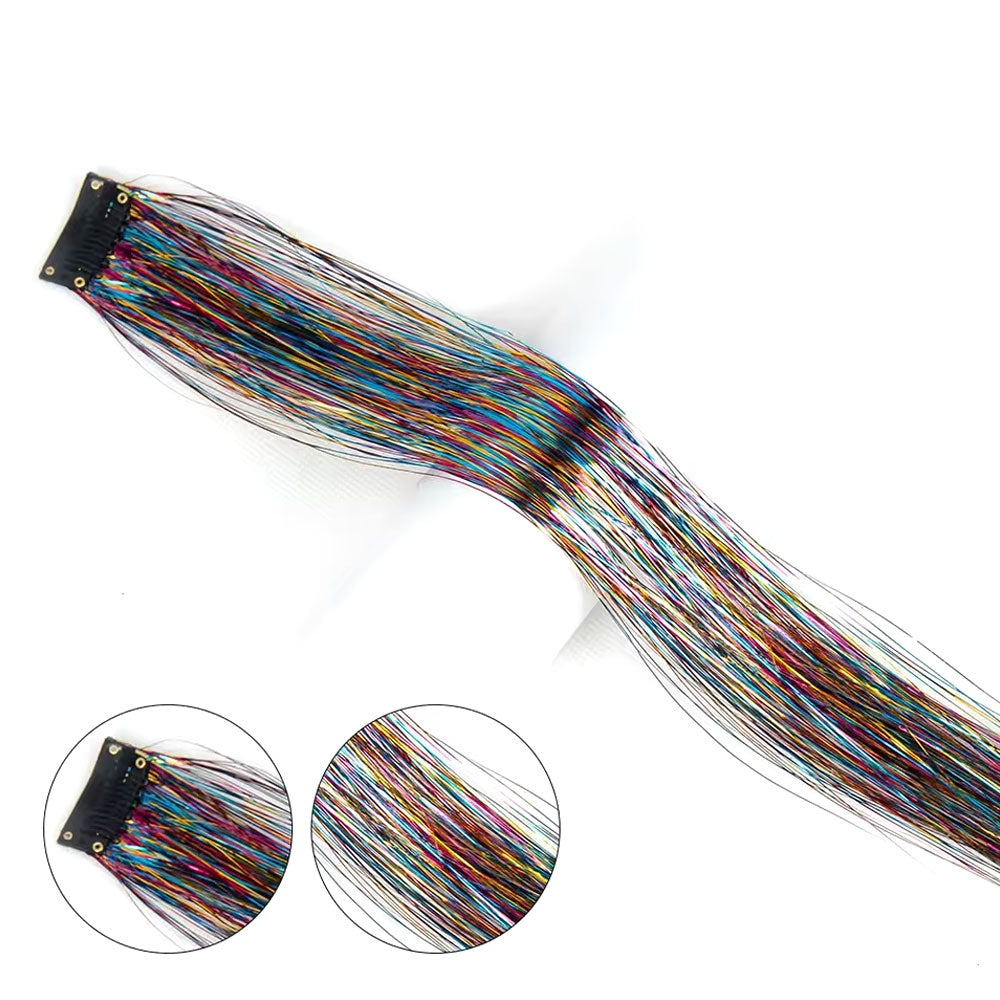 Klipsli Hair Tinsel Saç Simi