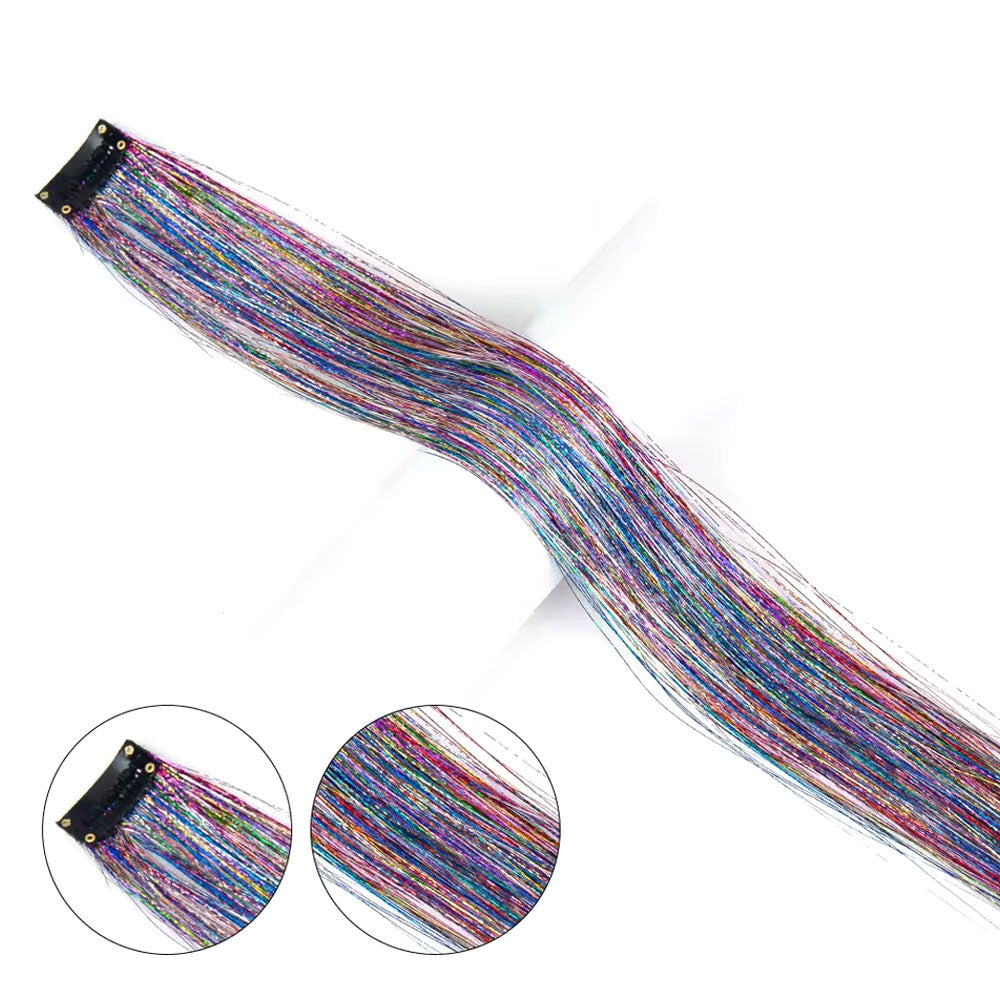Klipsli Hair Tinsel Saç Simi