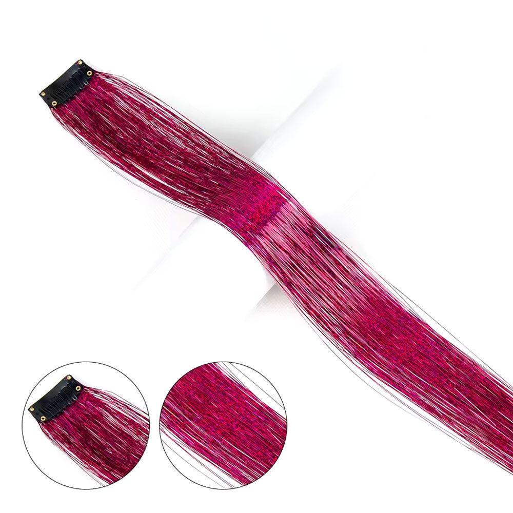 Klipsli Hair Tinsel Saç Simi