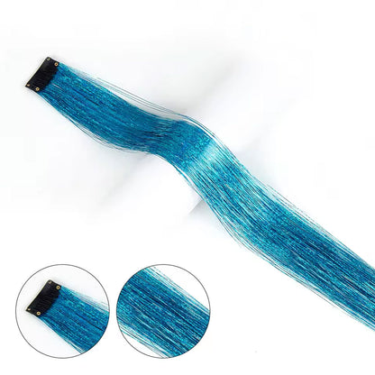 Klipsli Hair Tinsel Saç Simi