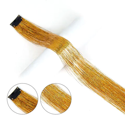 Klipsli Hair Tinsel Saç Simi