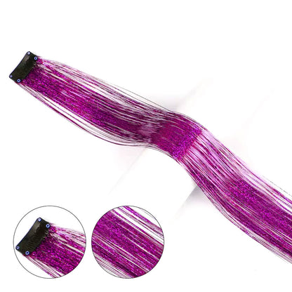 Klipsli Hair Tinsel Saç Simi