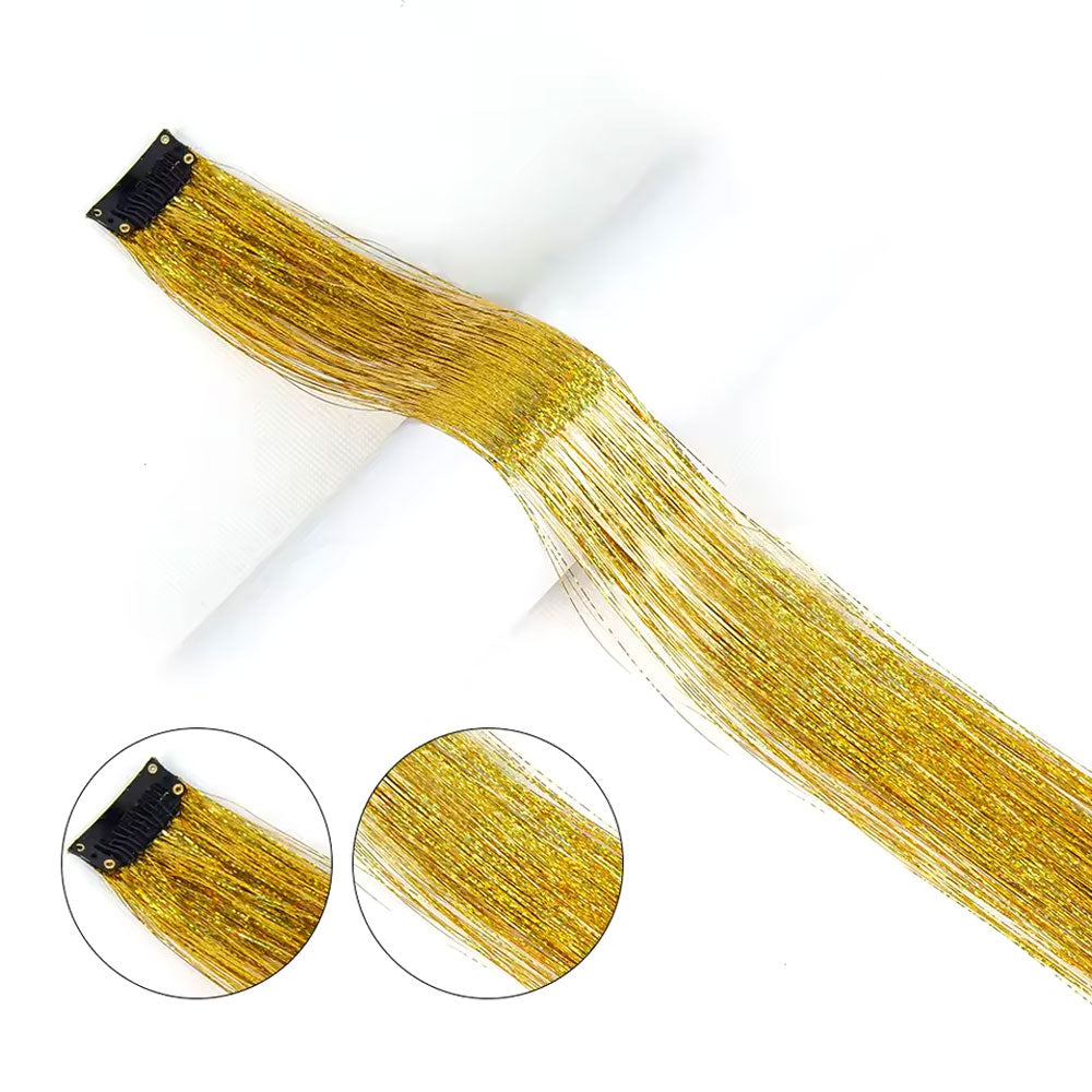 Klipsli Hair Tinsel Saç Simi