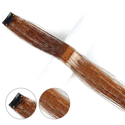 Klipsli Hair Tinsel Saç Simi
