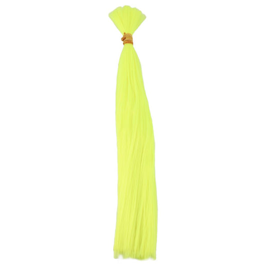 Neon Sarı Renkli Sentetik Boğum Saç
